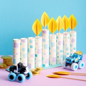 Nick Jr. Menorah Craft