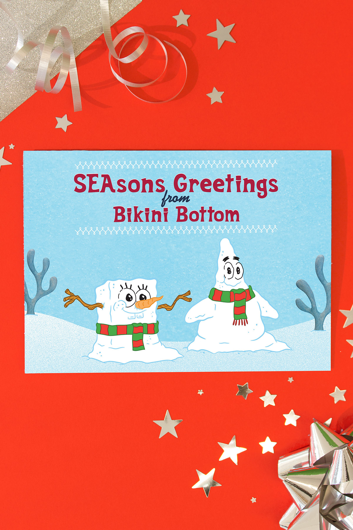 Christmas cards Spongebob collection