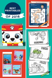 The Best Nick Jr. Printables of 2016 | Nickelodeon Parents