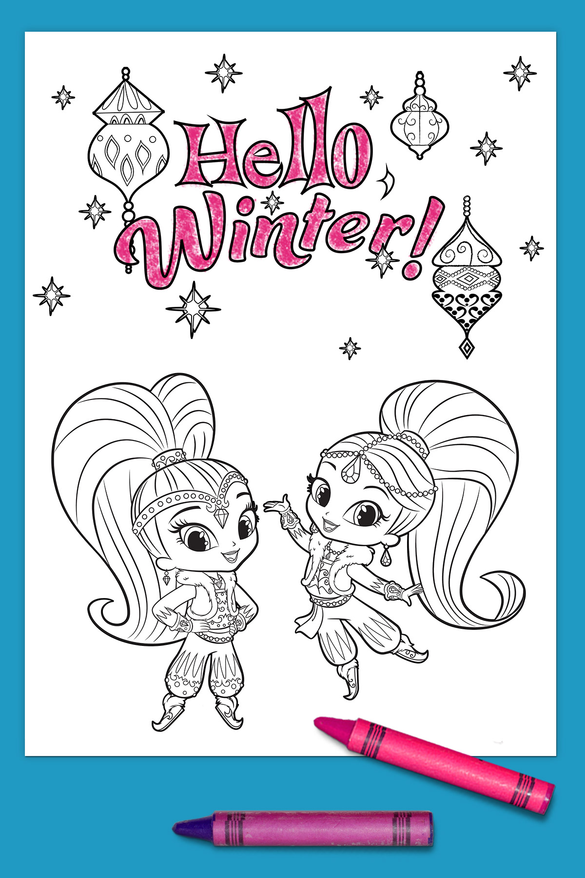 Featured image of post Shimmer And Shine Coloring Pages Printable Search through 52169 colorings dot to dots tutorials and silhouettes