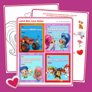 Nick Jr. Valentine's Day Activity Pack