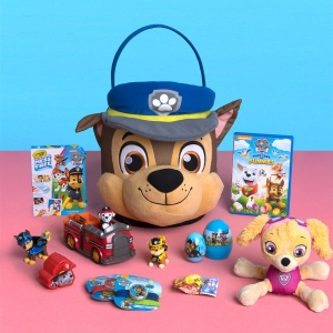Girl paw shop patrol easter basket