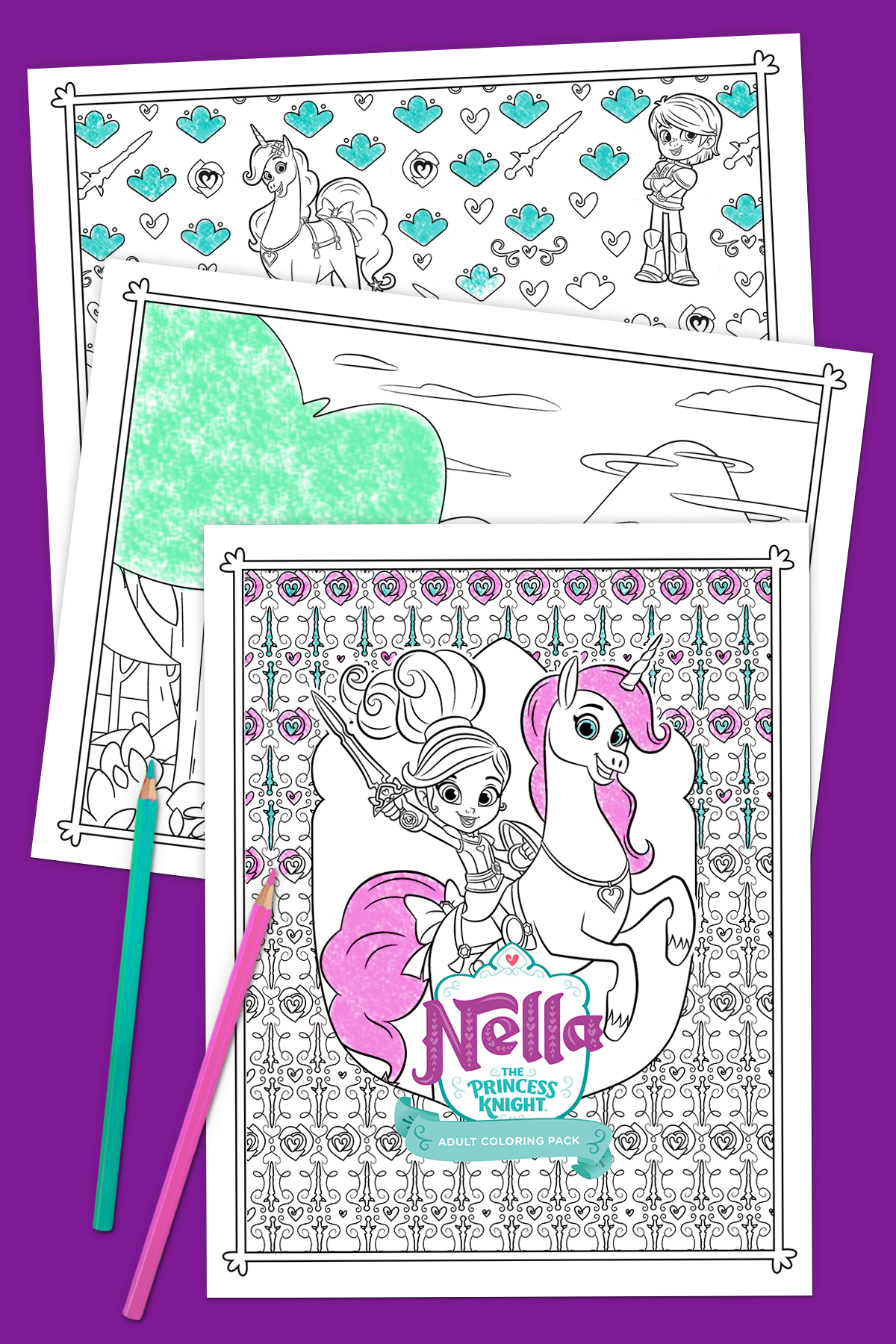 Nella Adult Coloring Pack