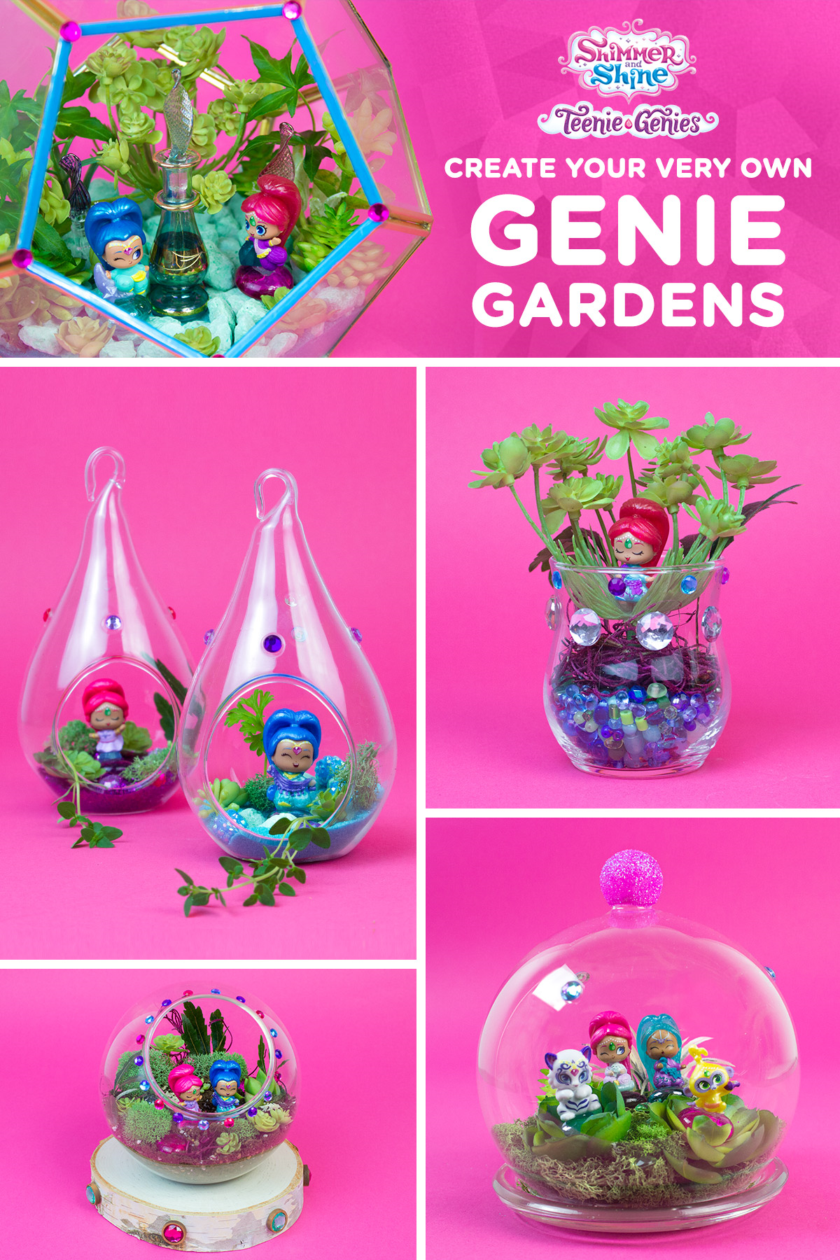 Shimmer and Shine Genie Gardens Craft