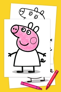 Resultado de imagem para risco da peppa  Peppa pig coloring pages, Peppa  pig colouring, Peppa pig family