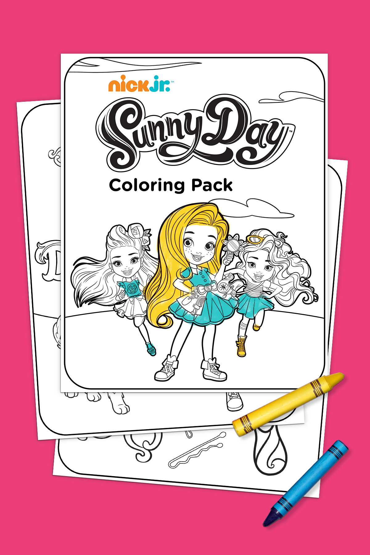 Sunny Day Coloring Pack   Nickelodeon Parents