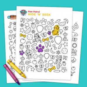 Hide 'N' Seek Printable