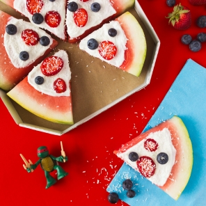 TMNT Watermelon Pizza Recipe