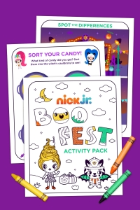 Nick Jr. Boo Fest Activity Pack | Nickelodeon Parents