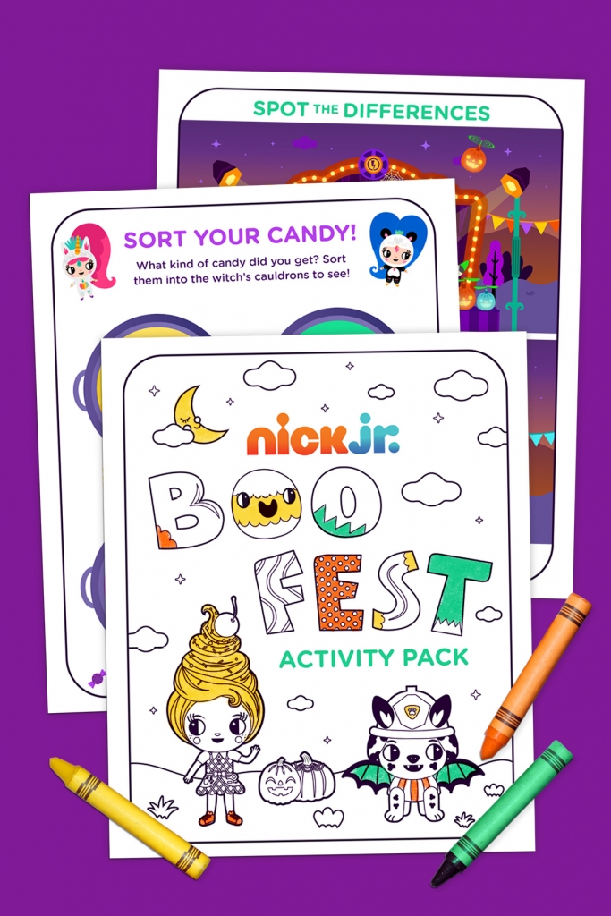 Nick Jr. Boo Fest Activity Pack | Nickelodeon Parents