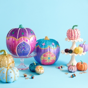 Shimmer and Shine Pumpkin Painting Craft