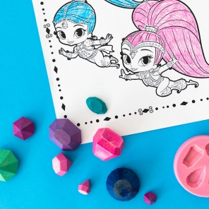 Shimmer and Shine Genie Gem Crayons