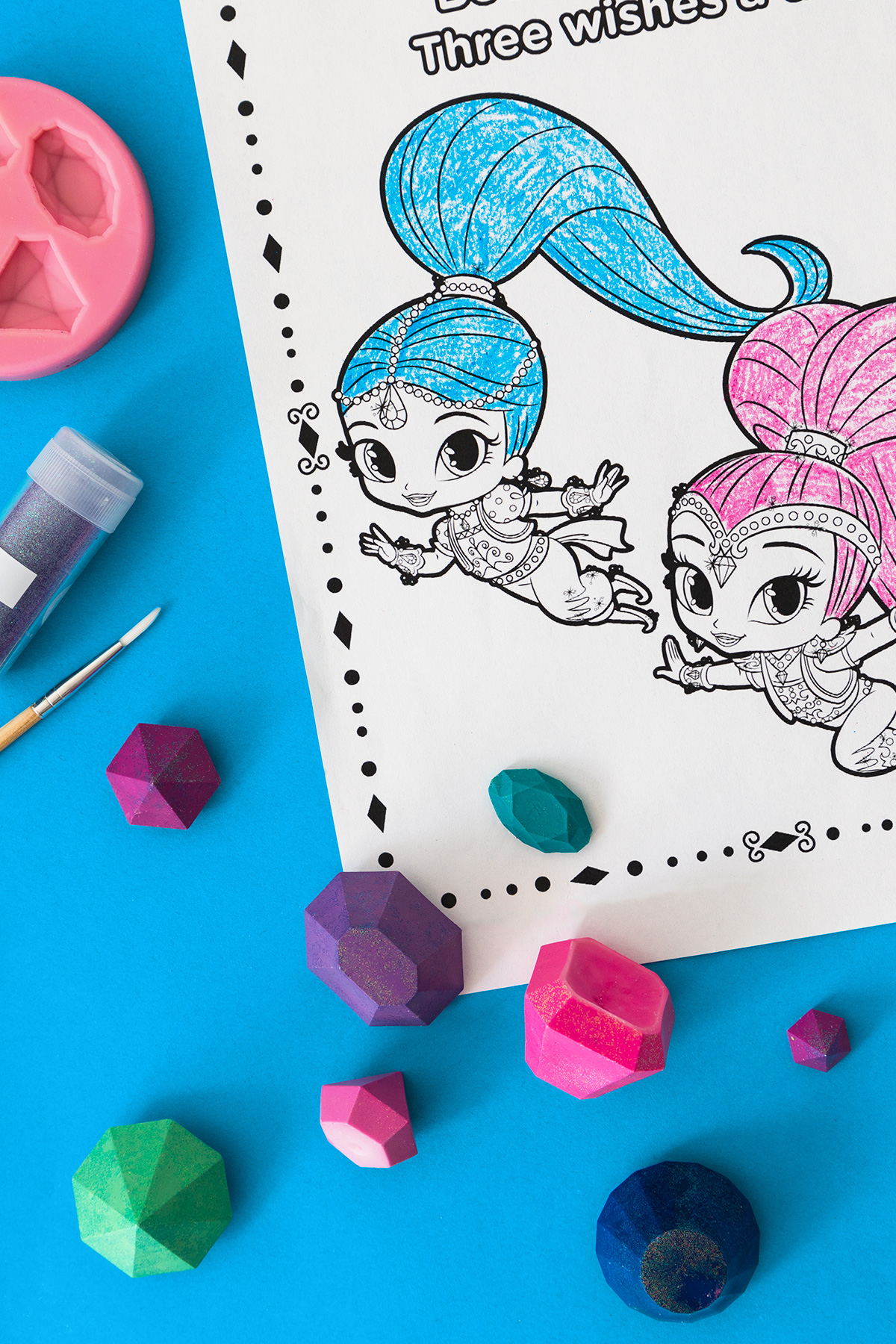 Shimmer and Shine Genie Gem Crayons