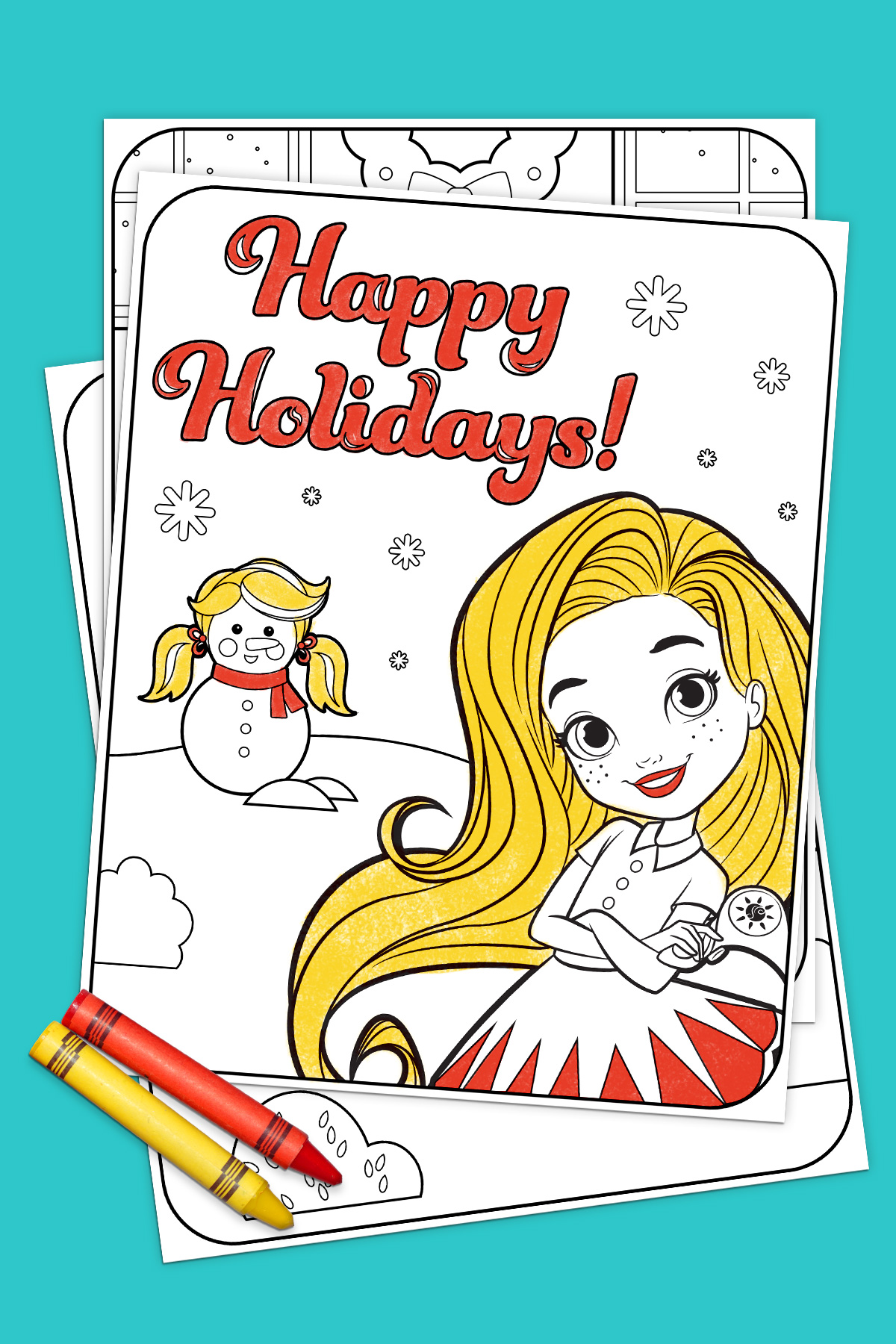 Sunny Day Holiday Coloring Pack