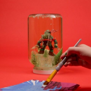 TMNT Snow Globe Craft