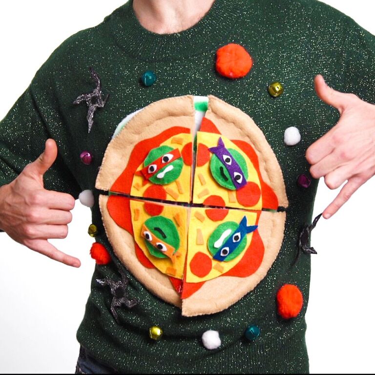 TMNT DIY Ugly Sweater