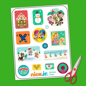 Nick Jr. Winter Sticker Pack