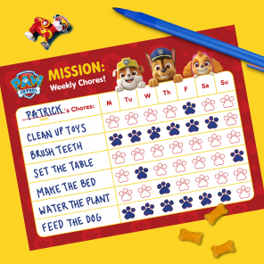 PAW Patrol Chore Chart