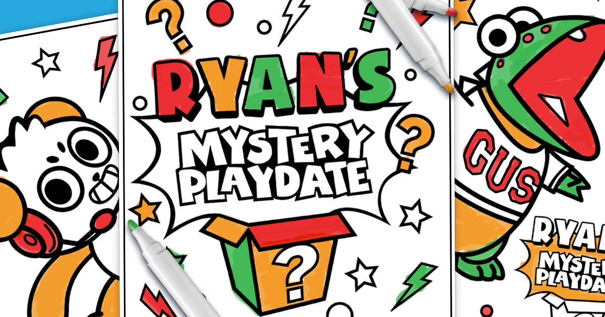 Ryan S Mystery Playdate 3 Marker Challenge Nickelodeon Parents