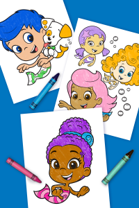 meet zooli bubble guppies coloring pages  nickelodeon parents