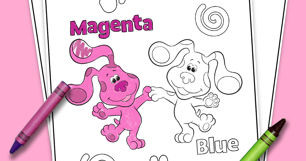 23 Blues Clues Coloring Page FultonSpruha