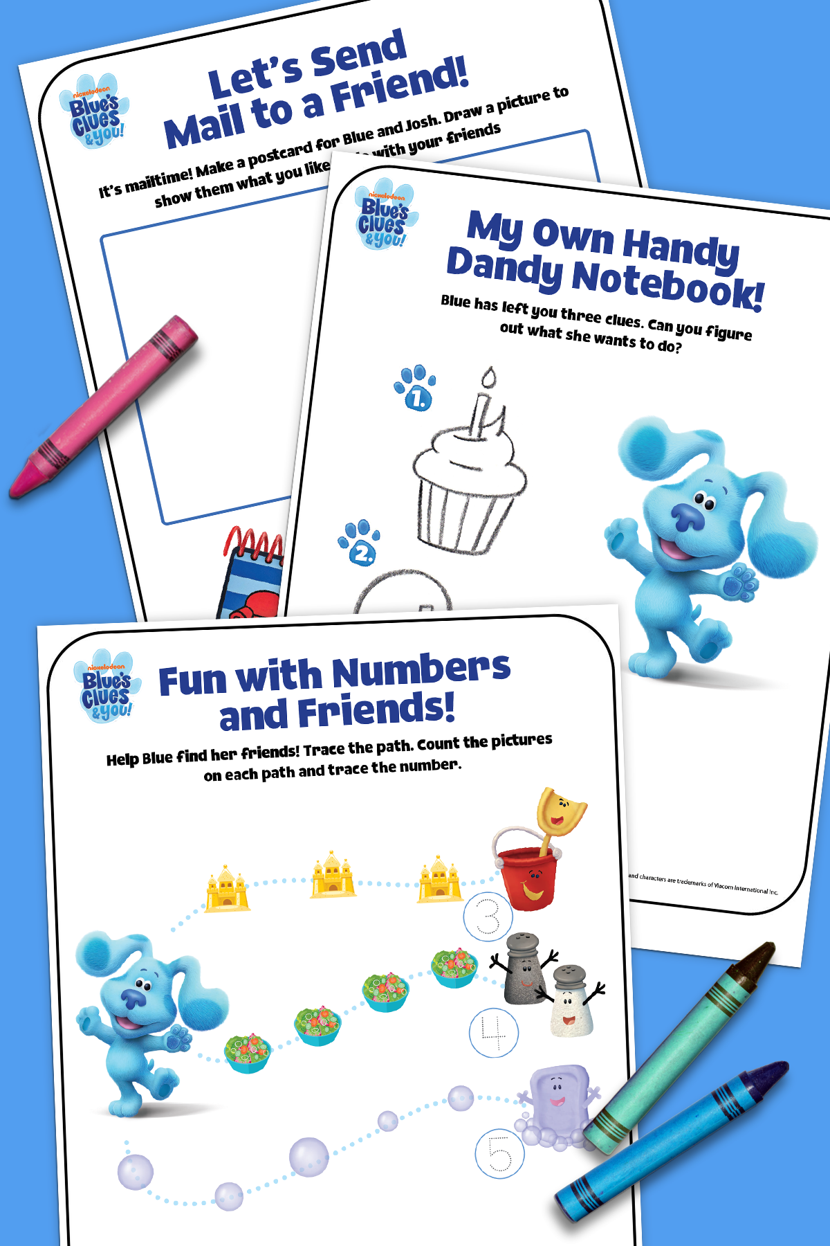 Blue's Clues & You! Activity Sheets