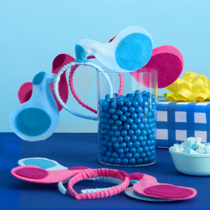 Make Your Own Blue & Magenta Wearable Ears