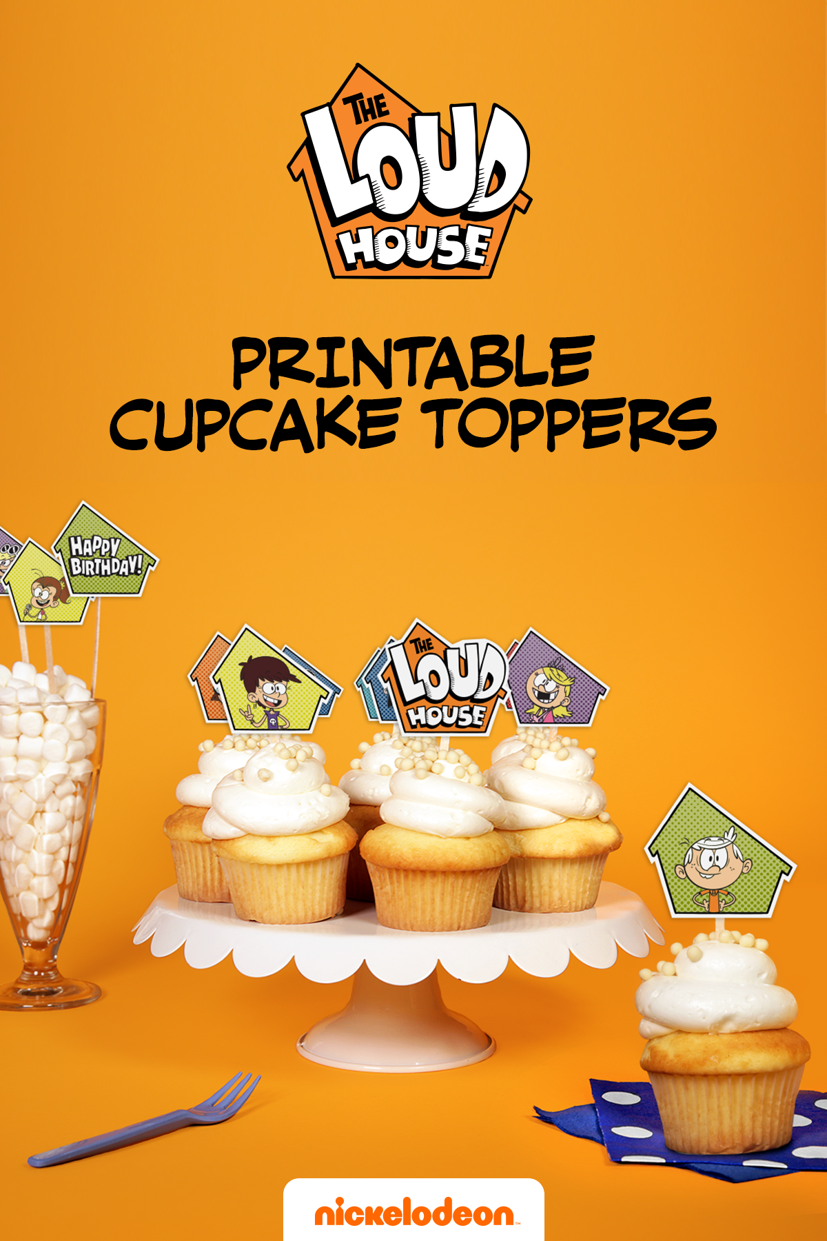The Loud House Cupcake Toppers