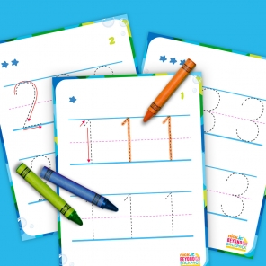 Preschool Number Tracing