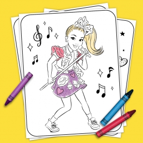 JoJo & BowBow Coloring Pages