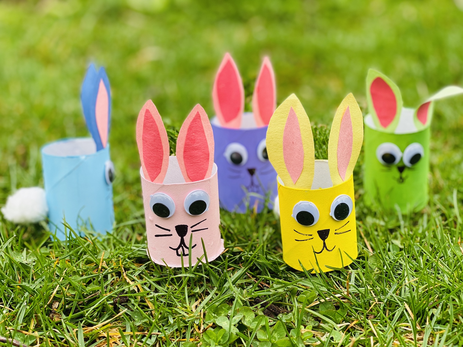 DIY Toilet Paper Roll Bunnies