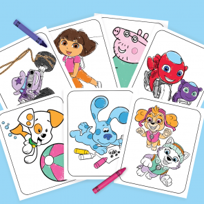 Giant 25-Page Nick Jr. Coloring Pack