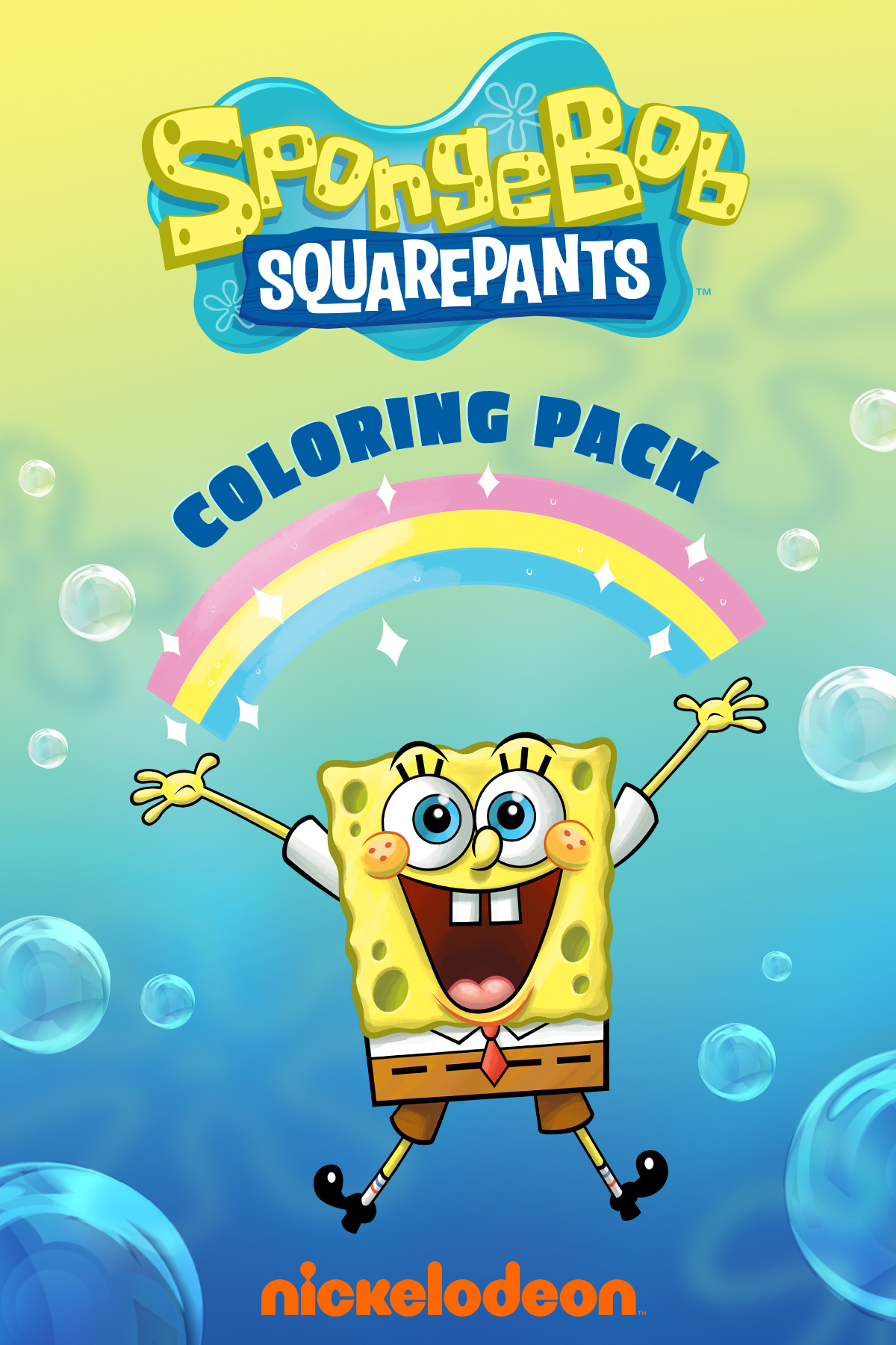 spongebob gary coloring page