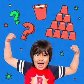 Ryan’s Mystery Playdate Cup-Stacking Challenge