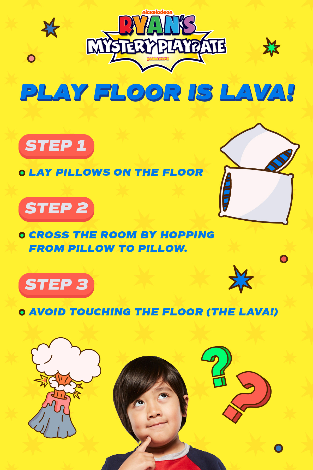 Ryan's Mystery Playdate Floor is Lava