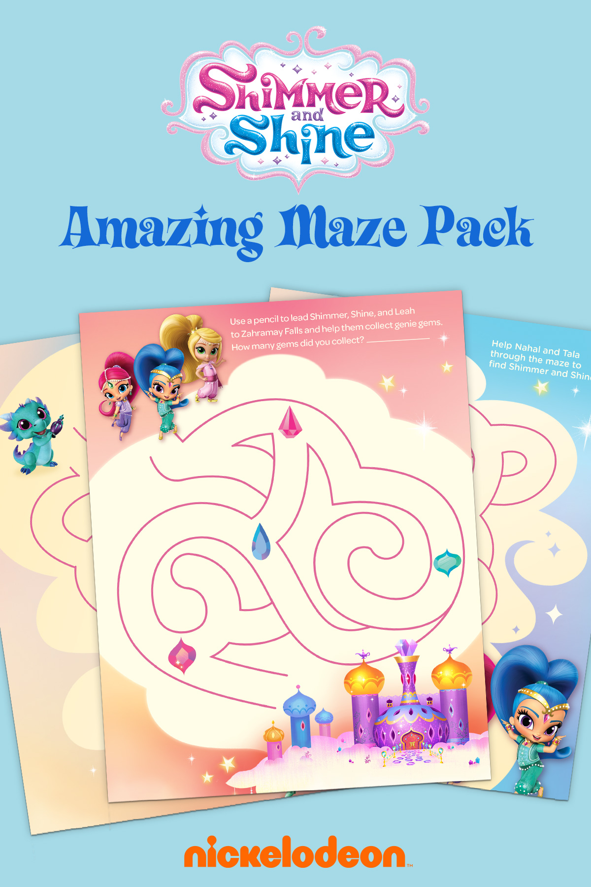 Shimmer and Shine Amazing Maze Pack