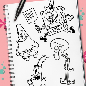 How to Draw SpongeBob and Friends