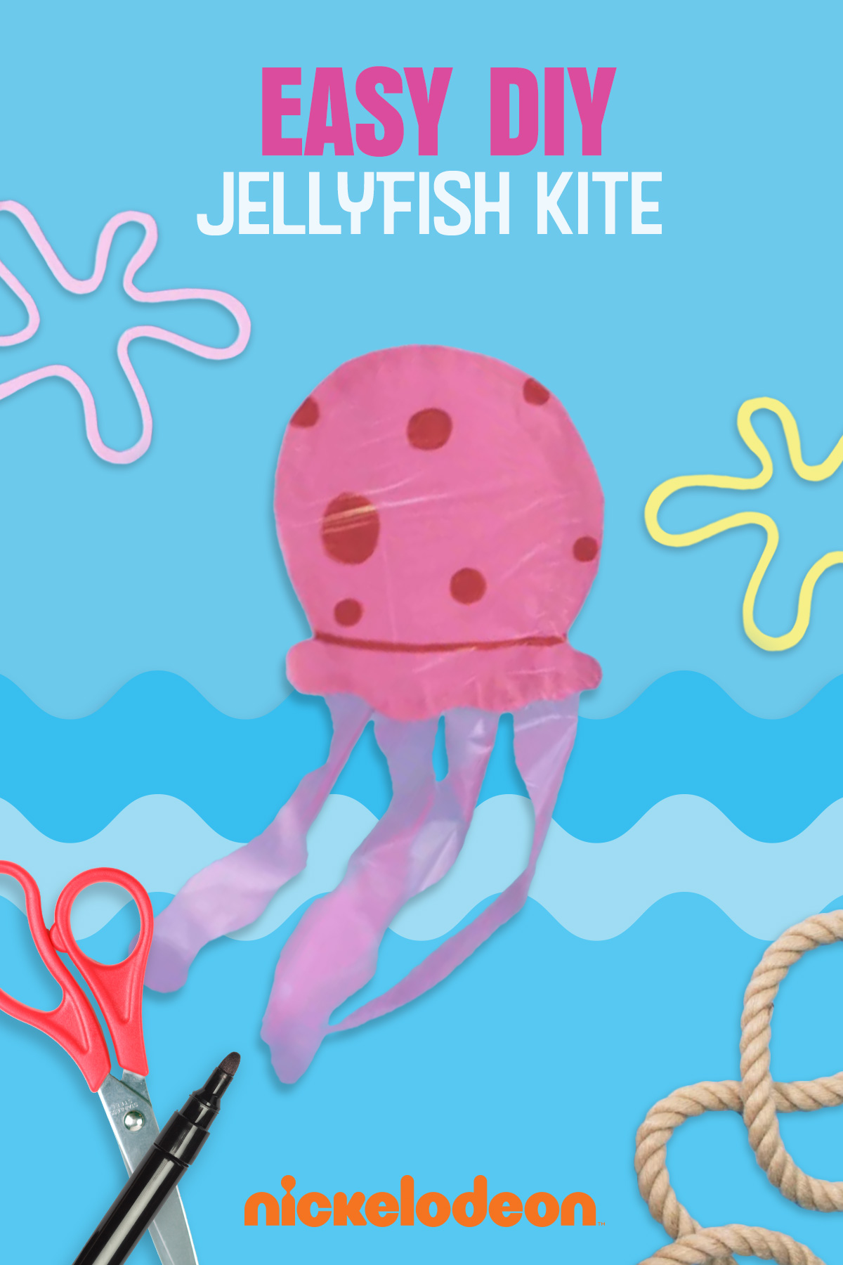 Easy DIY Jellyfish Kite