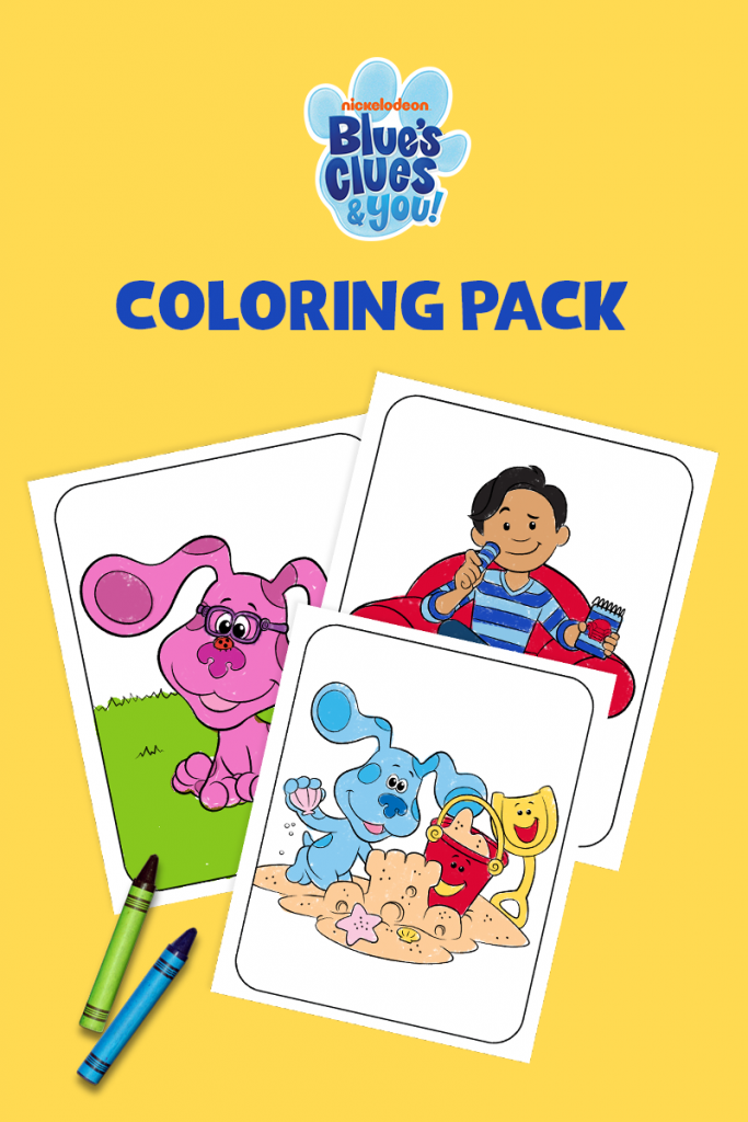 Blue's Clues &amp; You! Coloring Pack | Nickelodeon Parents