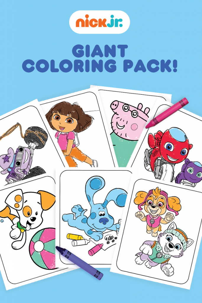 Get Out the Big Crayons for This Giant Coloring Pack! | Nickelodeon Parents