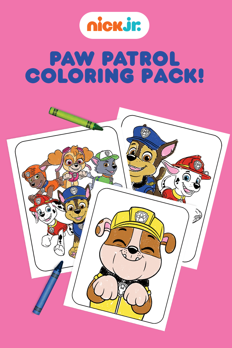 Paw Patrol Coloring Pack