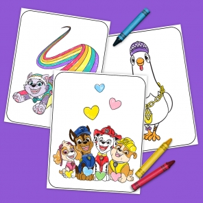 Paw Patrol And Friends Coloring Pack
