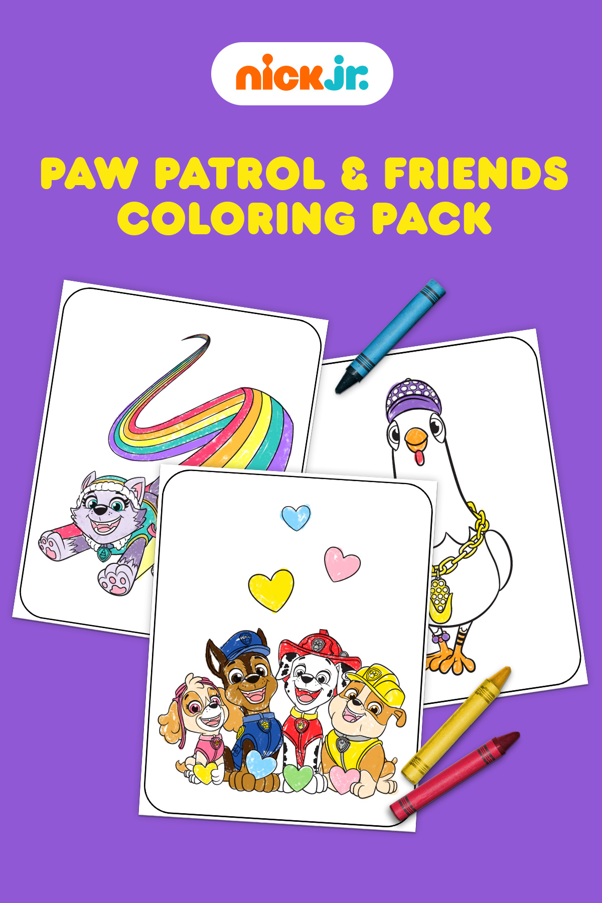 PAW Patrol and Friends Coloring Pack