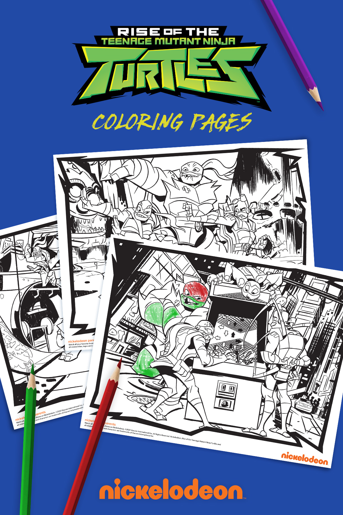 Ninja Turtle Coloring Page - Ultra Coloring Pages