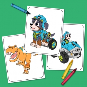 Paw Patrol Dino Rescue Coloring Pack