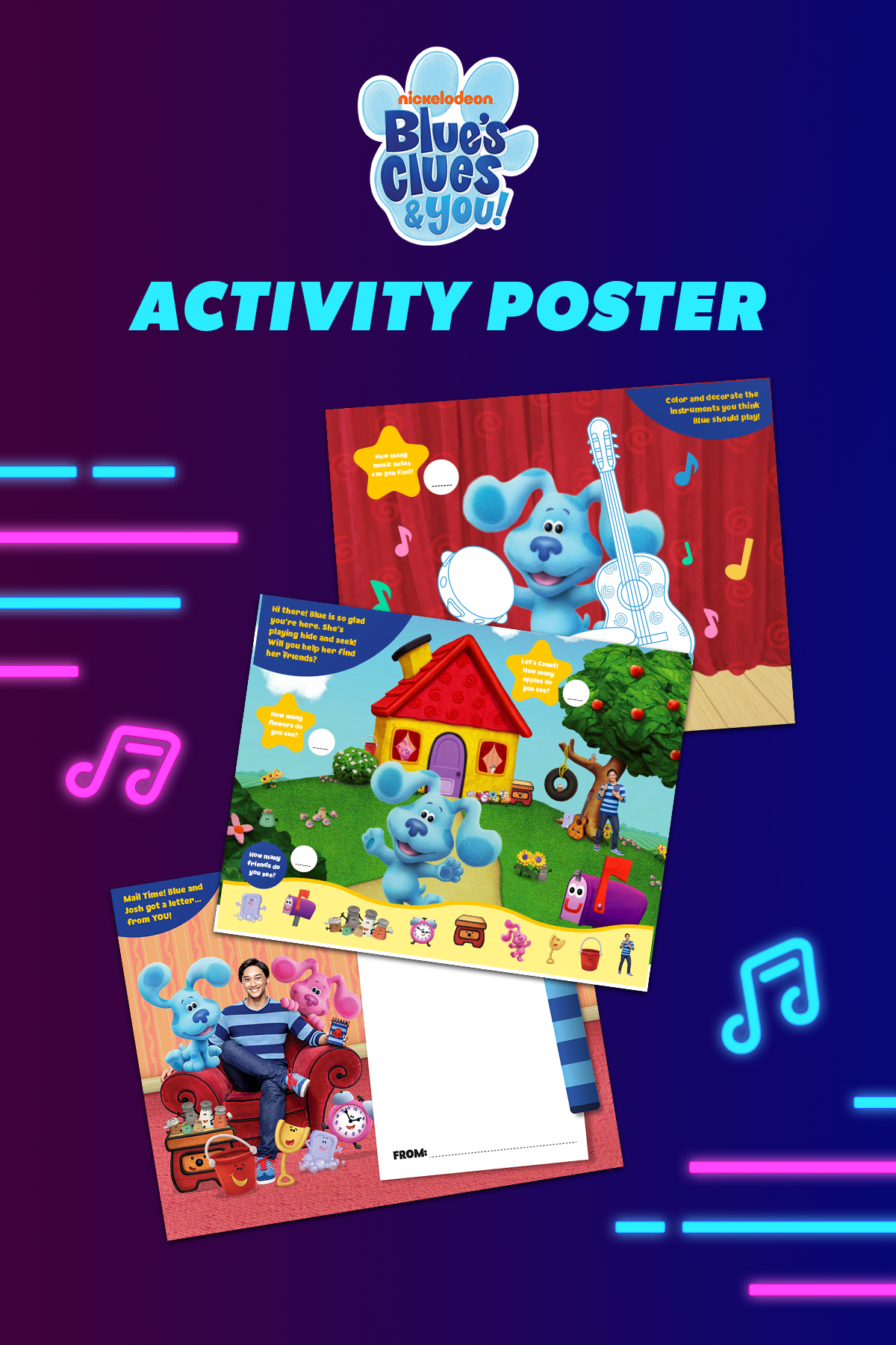 Blue's Clues & You! Activity Poster