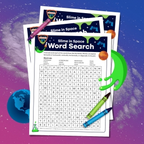 Slime in Space Word Search