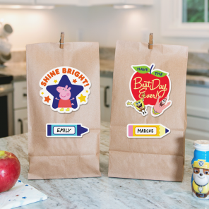 Nickelodeon Printable Lunch Bag Decals