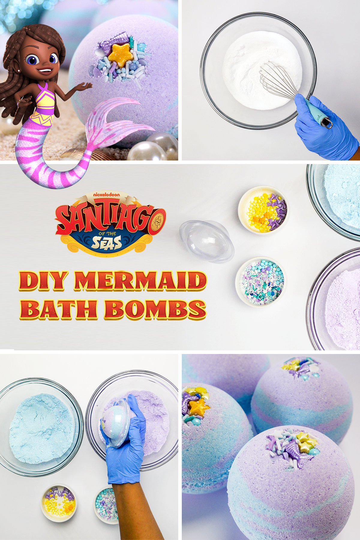 Santiago of the Seas Mermaid Bath Bomb DIY