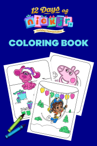 12 Days Of Nick Jr Holiday Coloring Book Nickelodeon Parents nick jr holiday coloring book